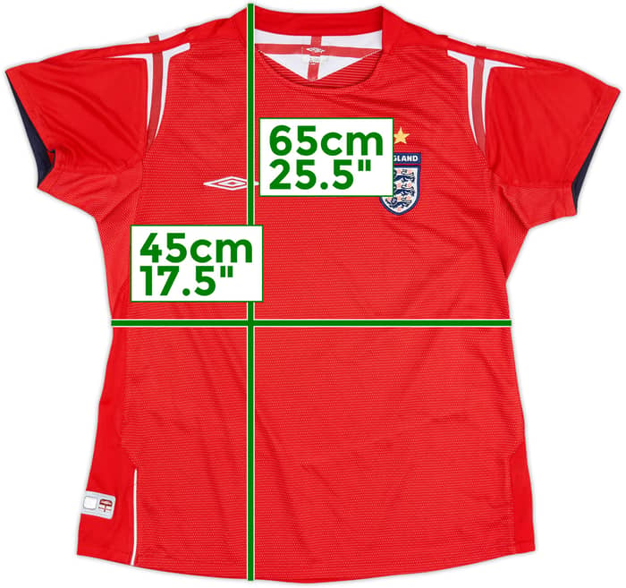 2004-06 England Away Shirt - 8/10 - (Women's L)