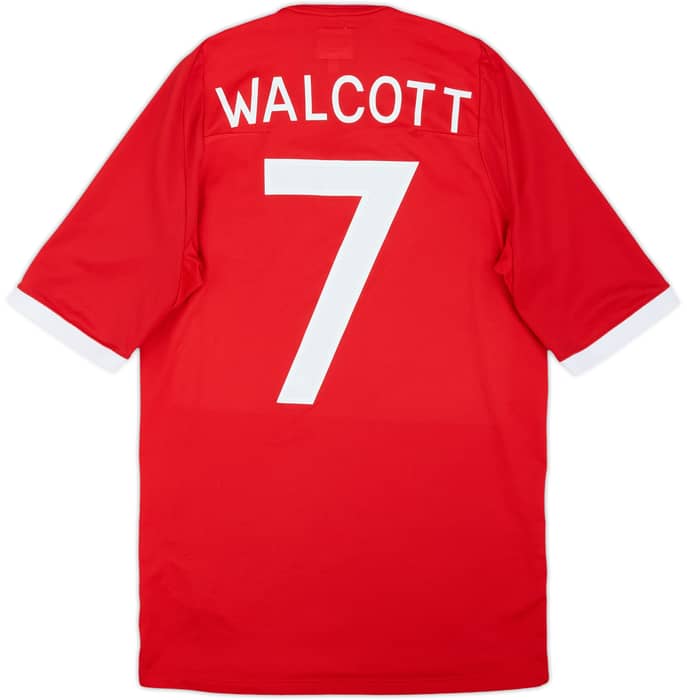 2010-11 England Away Shirt Walcott #7 - 8/10 - (XS)