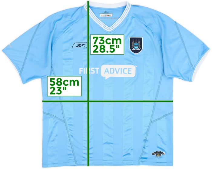 2003-04 Manchester City Home Shirt #6 - 5/10 - (L)