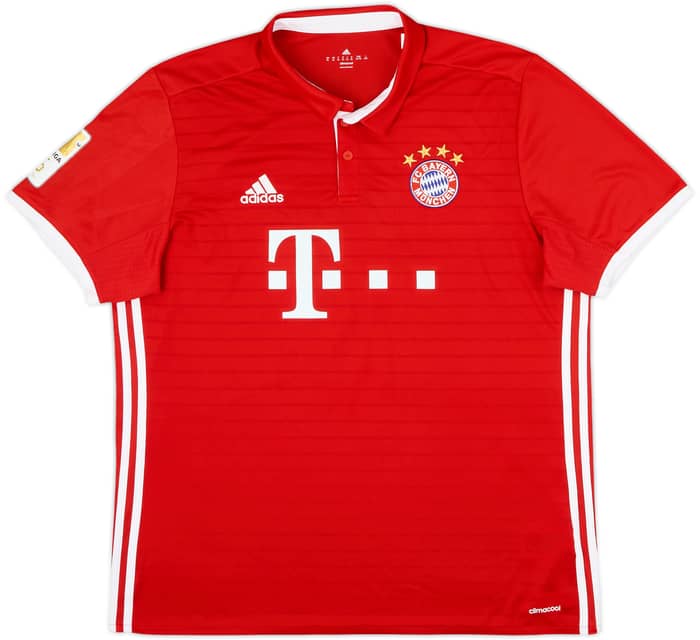 2016-17 Bayern Munich Home Shirt Martin #6 - 6/10 - (XL)