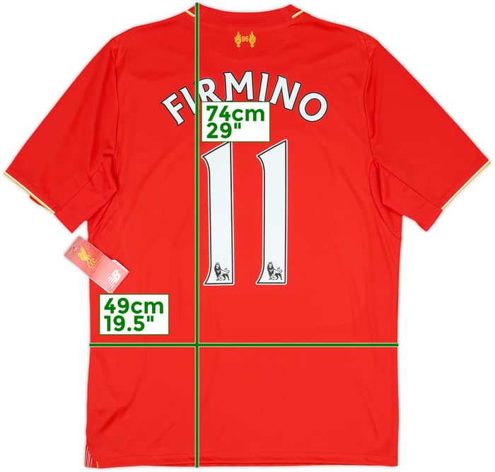 Camiseta de local del Liverpool 2015-16 Firmino #11 (S)