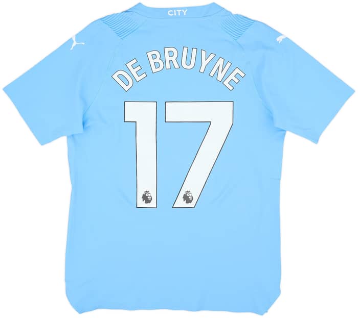 2023-24 Manchester City Authentic Home Shirt De Bruyne #17 (S)