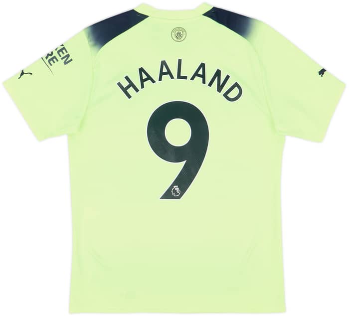 2022-23 Manchester City Third Shirt Haaland #9 - 9/10 - (M)