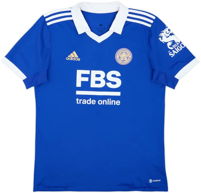 2022-23 Leicester Home Shirt Vardy #9 - 9/10 - (M)
