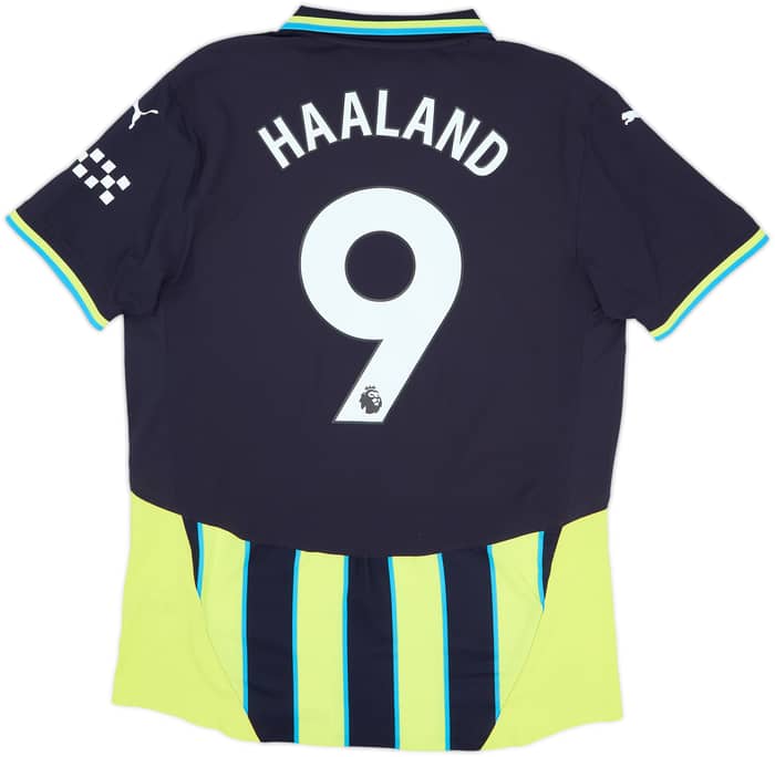 2024-25 Manchester City Authentic Away Shirt Haaland #9 (L)