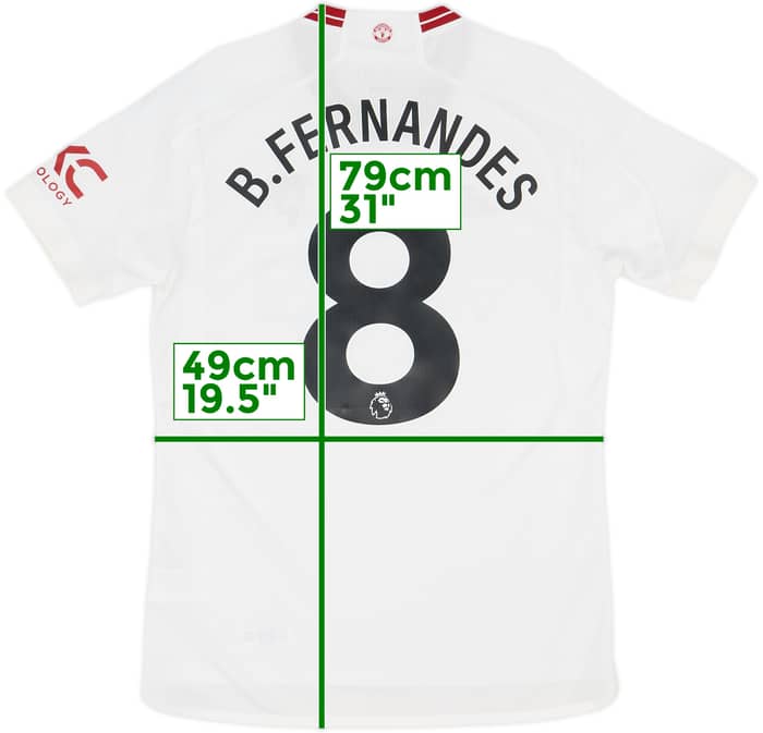 2023-24 Manchester United Third Shirt B.Fernandes #8 - 10/10 - (M)