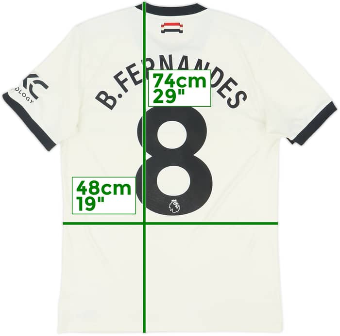 2024-25 Manchester United Third Shirt B.Fernandes #8 - 8/10 - (M)