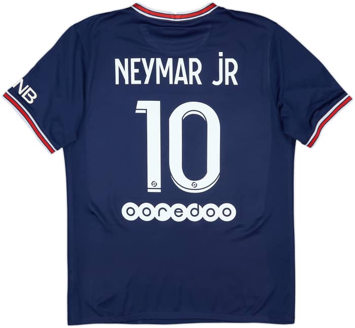 2021-22 Paris Saint-Germain Home Shirt Neymar Jr #10 - 7/10 - (M)