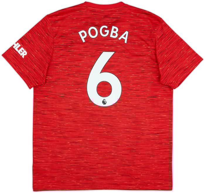 2020-21 Manchester United Home Shirt Pogba #6 - 9/10 - (XL)