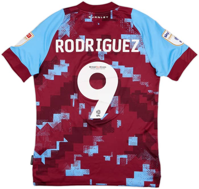 2022-23 Burnley Home Shirt Rodriguez #9 - 6/10 - (M)