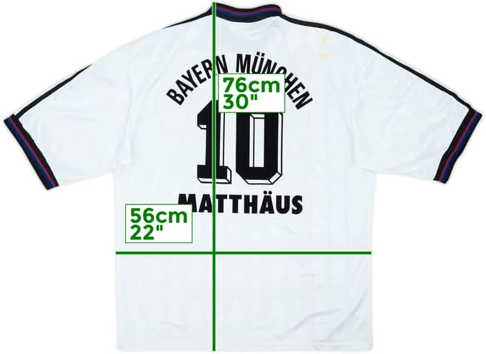 1996-98 Bayern Munich Away Shirt Matthaus #10 - 8/10 - (L)