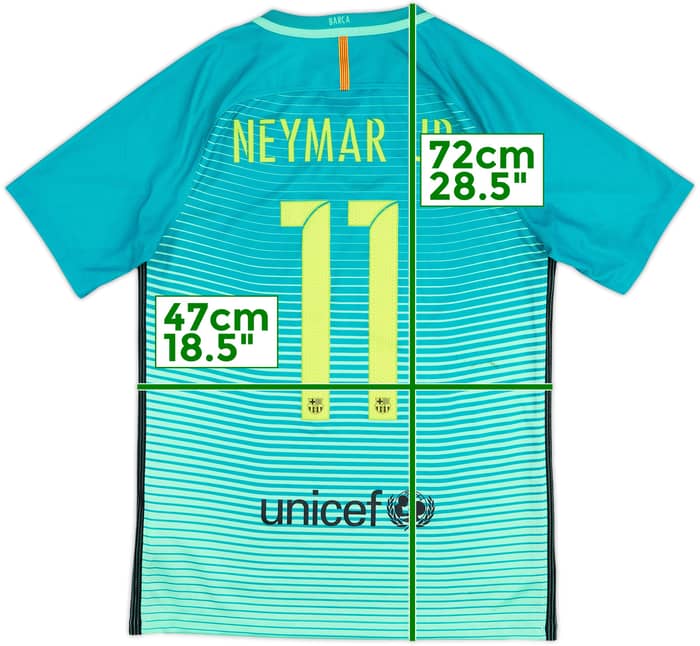 2016-17 Barcelona Third Shirt Neymar Jr #11 - 8/10 - (S)