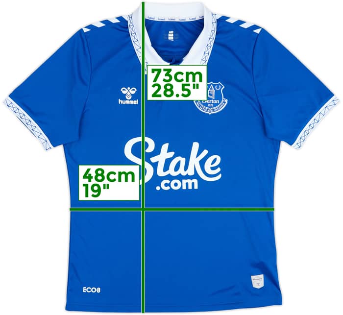 2023-24 Everton Home Shirt - 8/10 - (S)