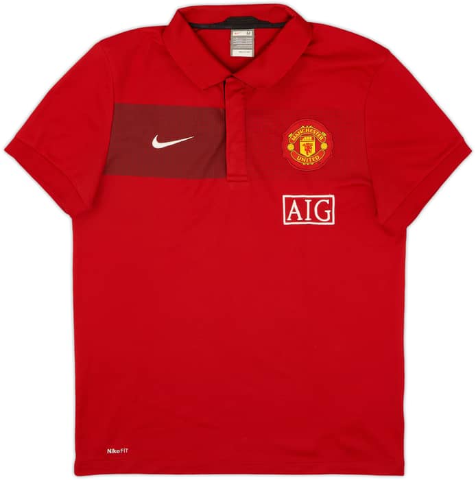 2009-10 Manchester United Nike Polo Shirt - 10/10 - (M)