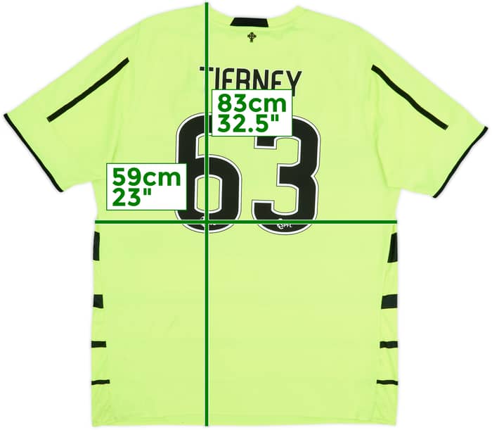 2015-16 Celtic Third Shirt Tierney #63 - 6/10 - (XXL)