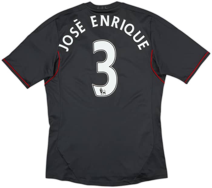 2011-12 Liverpool Away Shirt Jose Enrique #3 - 8/10 - (S)