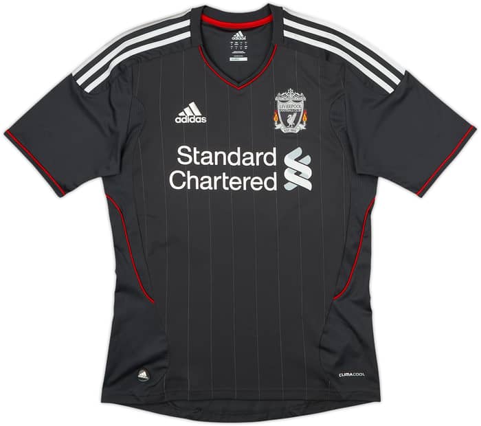 2011-12 Liverpool Away Shirt Jose Enrique #3 - 8/10 - (S)