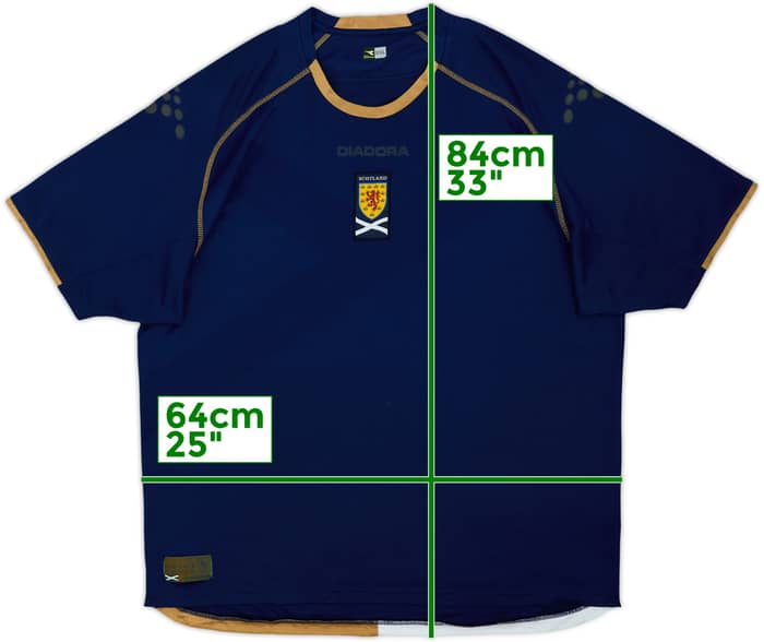 2007-08 Scotland Home Shirt - 5/10 - (XXL)