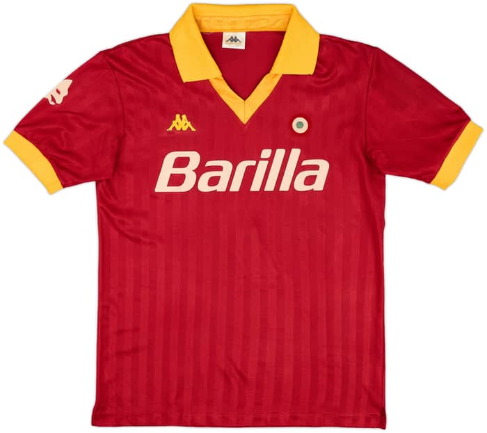 1984-85 Roma Home Shirt #7 - 6/10 - (M)