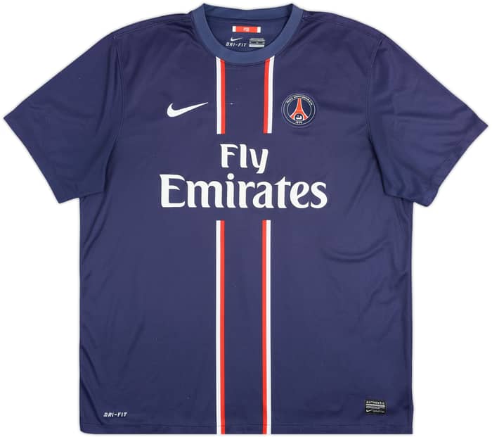 2012-13 Paris Saint-Germain Home Shirt Ibrahimovic #10 - 6/10 - (XL)
