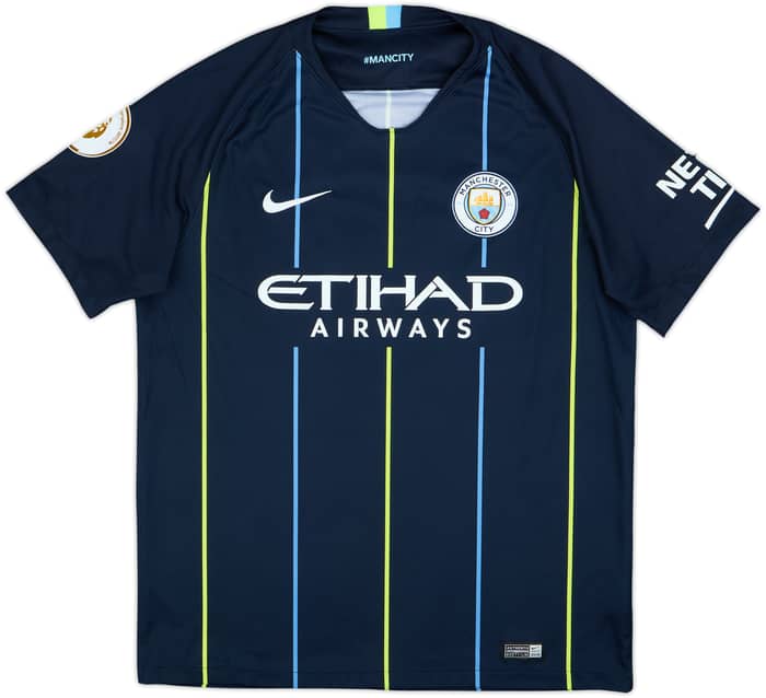 2018-19 Manchester City Away Shirt Foden #47 - 6/10 - (L)