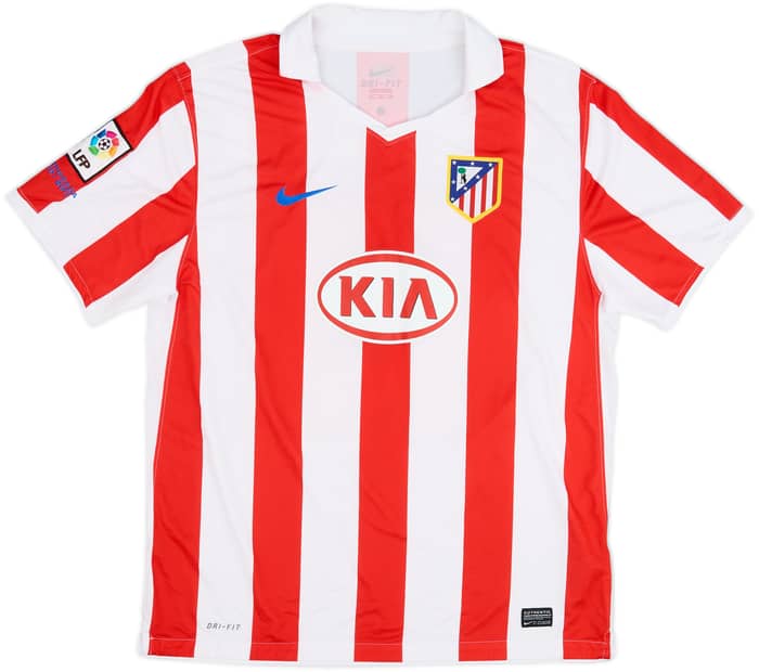 Camiseta de local del Atletico Madrid 2010-11 Kun Aguero #10 - 8/10 - (XL)