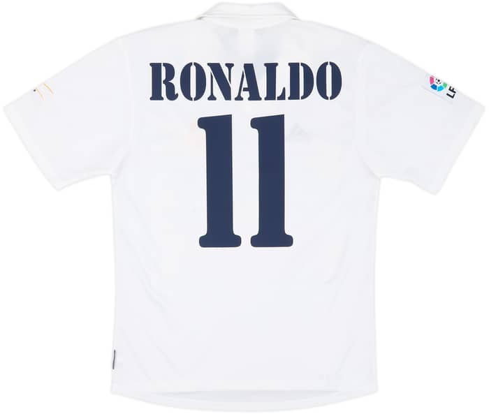 2002-03 Real Madrid Centenary Home Shirt Ronaldo #11 - 5/10 - (S)