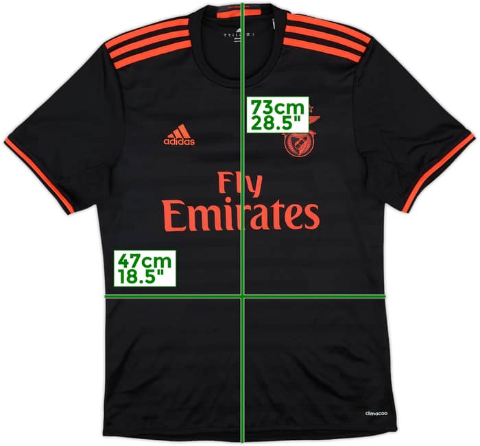 2016-17 Benfica Away Shirt - 10/10 - (M)