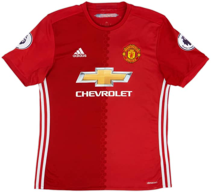 2016-17 Manchester United Home Shirt Pogba #6 - 7/10 - (M)