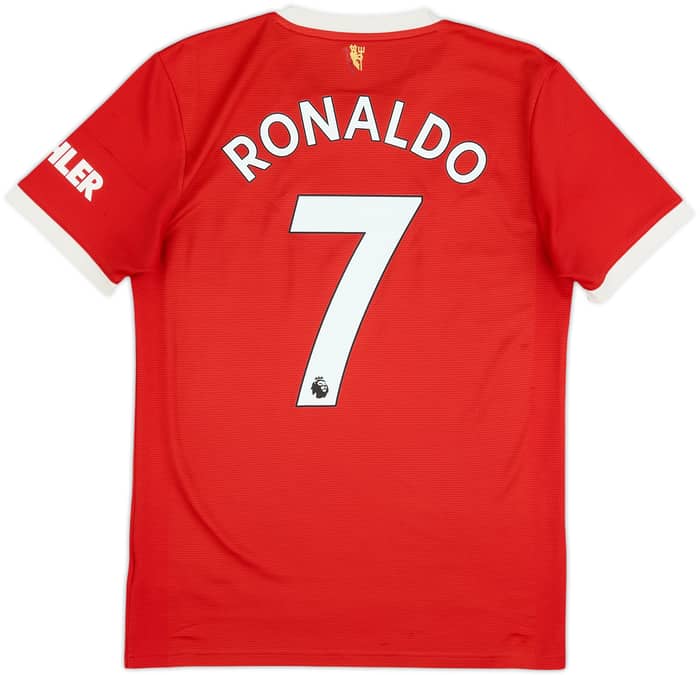 2021-22 Manchester United Home Shirt Ronaldo #7 - 7/10 - (S)