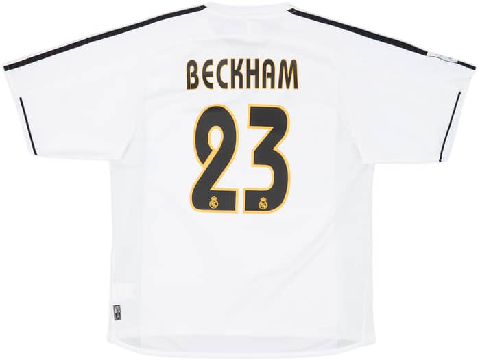 2003-04 Real Madrid Home Shirt Beckham #23 - 10/10 - (M)