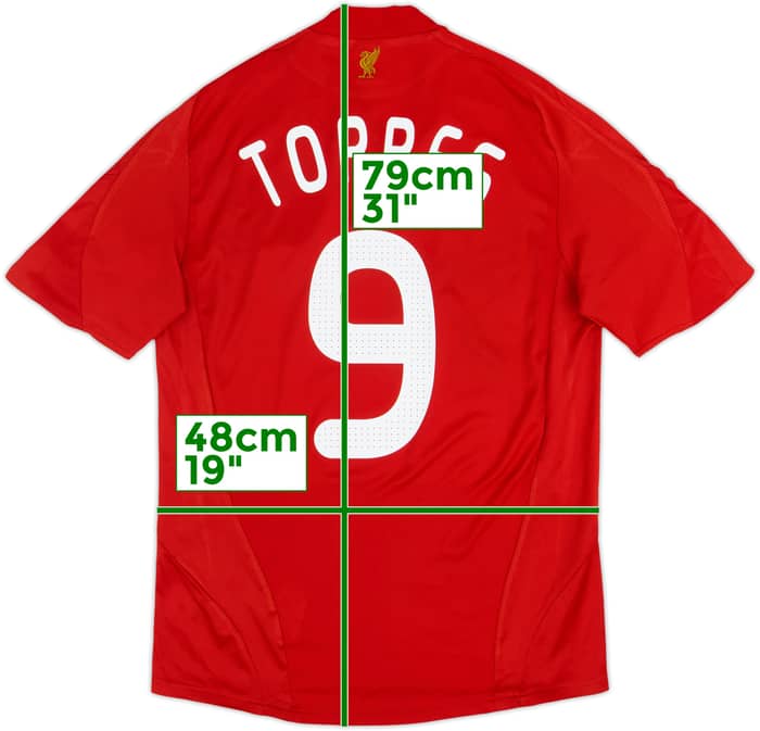 2008-10 Liverpool Home Shirt Torres #9 - 5/10 - (M)