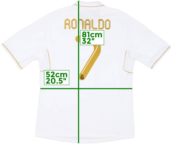 2011-12 Real Madrid Home Shirt Ronaldo #7 - 7/10 - (L)