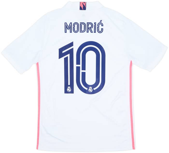 2020-21 Real Madrid Home Shirt Modric #10 - 8/10 - (S)