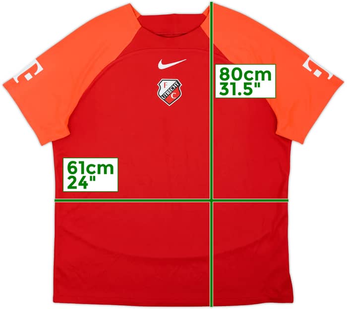 2022-23 Utrecht Nike Training Shirt - 10/10 - (XXL)