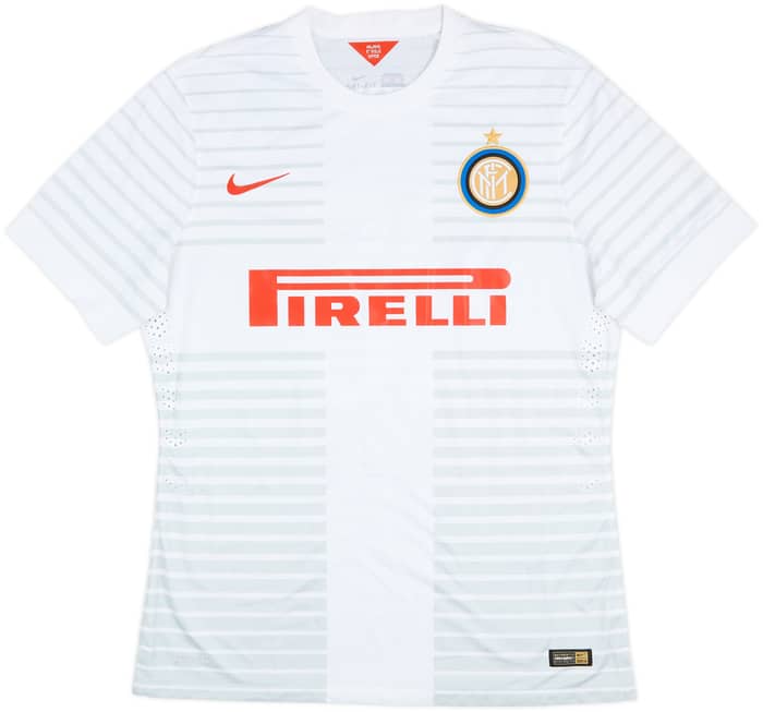 2014-15 Inter Milan Match Issue Away Shirt Vidic #15