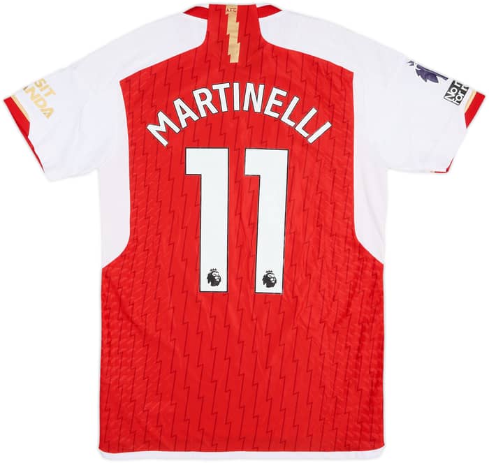 2023-24 Arsenal Match Issue Home Shirt Martinelli #11