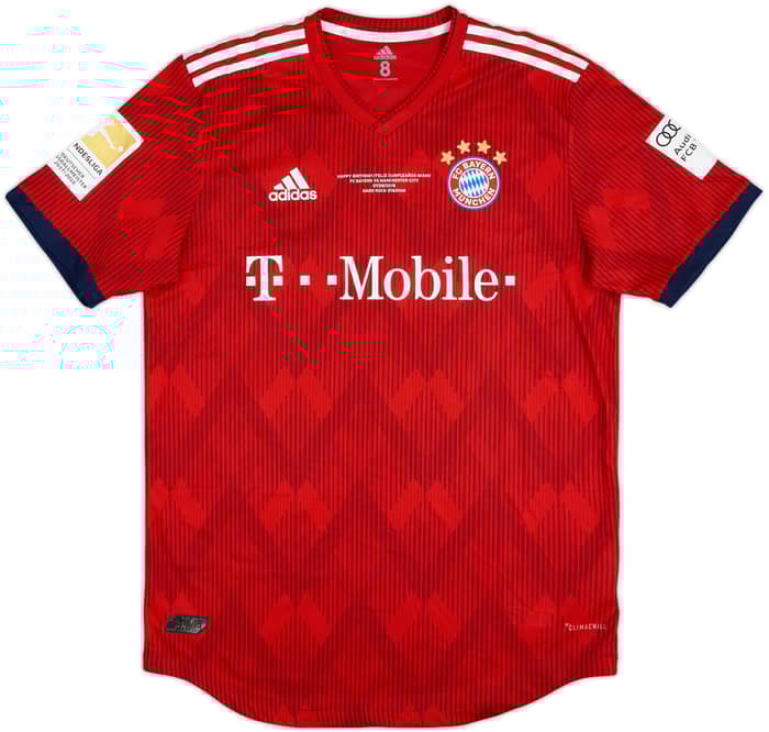 2018-19 Bayern Munich Match Issue Home Shirt Vidal #23