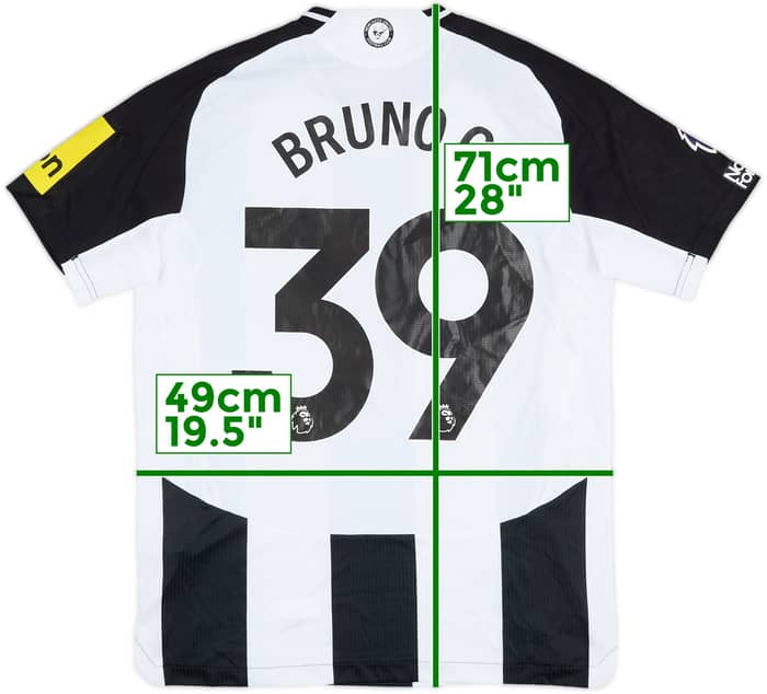 2024-25 Newcastle Match Issue Home Shirt Bruno G. #39