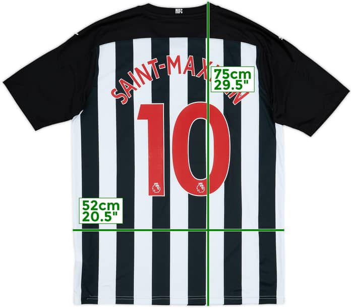 2020-21 Newcastle Home Shirt Saint-Maximin #10 - 8/10 - (L)