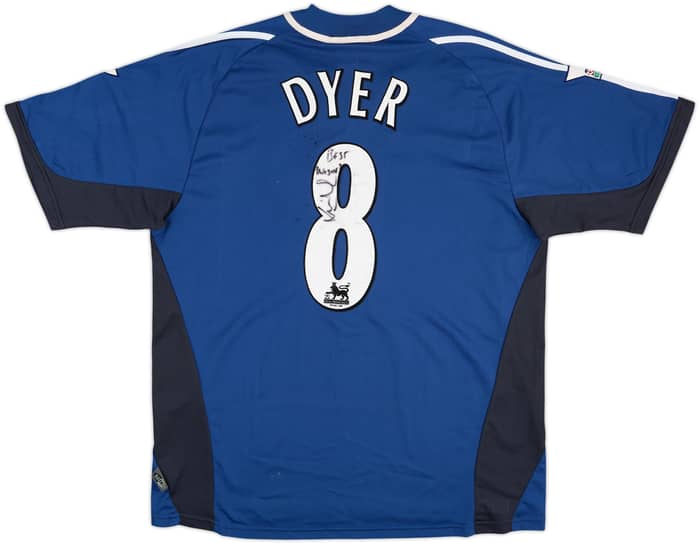 2001-02 Newcastle Signed Away Shirt Dyer #8 - 8/10 - (L)