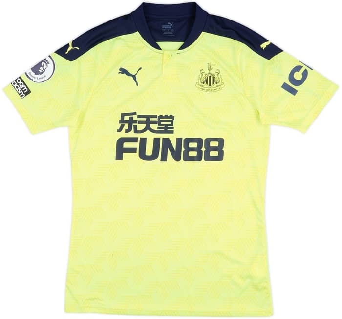 2020-21 Newcastle Match Issue Signed Away Shirt M.Longstaff #4