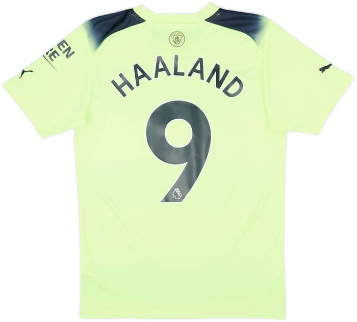2022-23 Manchester City Third Shirt Haaland #9 - 8/10 - (S)