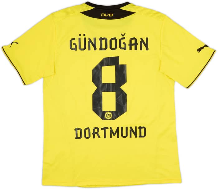 2013-14 Borussia Dortmund Home Shirt Gundogan #8 - 6/10 - (M)