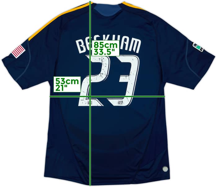 2009-11 LA Galaxy Authentic Away Shirt Beckham #23 - 5/10 - (XL)