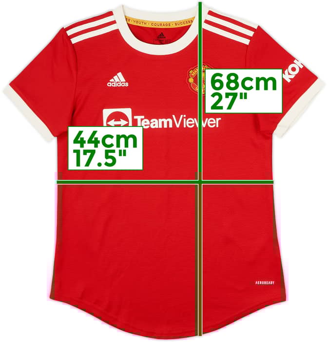 2020-21 Manchester United Home Shirt - 7/10 - (Women's S)