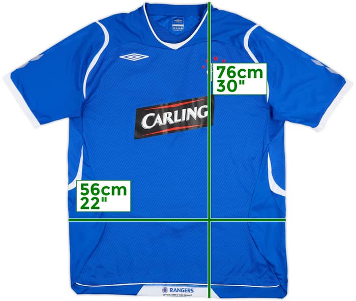 2008-09 Rangers Home Shirt #11 - 8/10 - (XL)