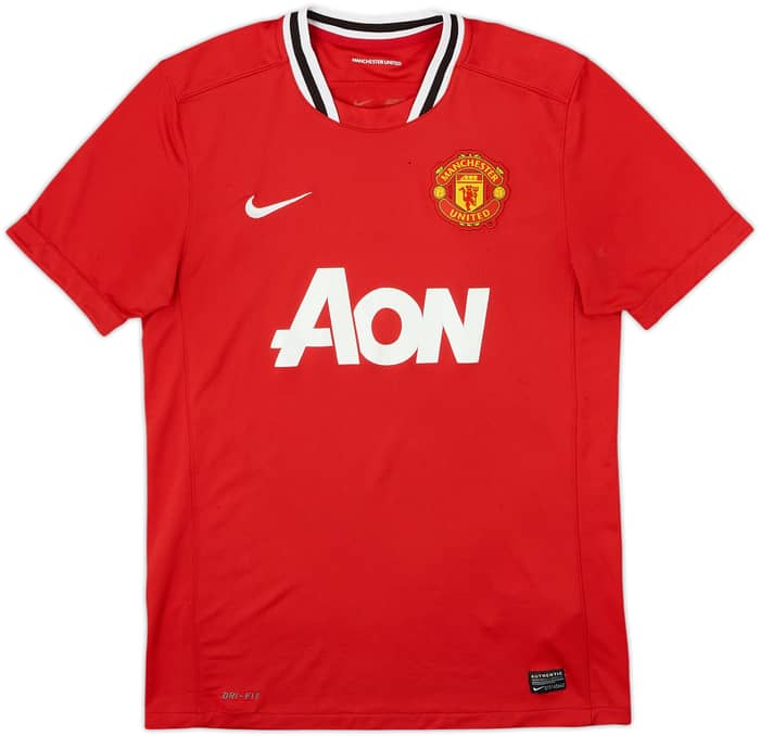 2011-12 Manchester United Home Shirt Berbatov #9 - 5/10 - (M)