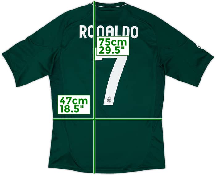 2012-13 Real Madrid CL Third Shirt Ronaldo #7 - 8/10 - (M)