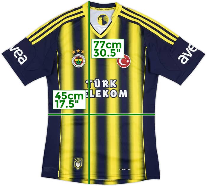 2013-14 Fenerbahce Home Shirt - 8/10 - (M)